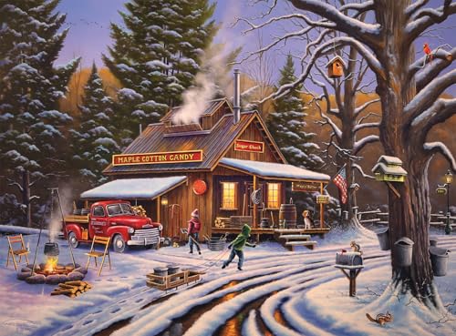 Buffalo Games - Geno Peoples - Maple Sugaring Time - 1000 Teile Puzzle von Buffalo Games