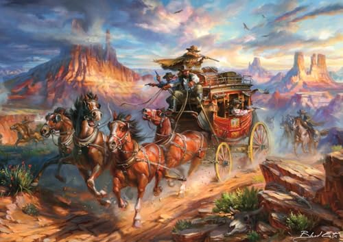 Buffalo Games - Gold - Blend COTA - Wild Wild West - 500 Teile Puzzle für Erwachsene - Herausforderndes Puzzle perfekt für Spieleabende Buffalo Games - Gold - Blend COTA - Wild Wild West - 500 Teile Puzzle für Erwachsene - Herausforderndes Puzzle perfekt für Spieleabende von Buffalo Games
