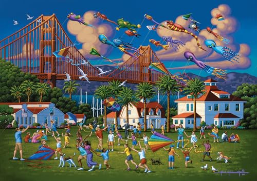Buffalo Games - Gold - Eric Dowdle - Golden Gate Bridge - 500 Teile Puzzle für Erwachsene - Herausforderndes Puzzle perfekt für Spieleabende Buffalo Games - Gold - Eric Dowdle - Golden Gate Bridge - 500 Teile Puzzle für Erwachsene - Herausforderndes Puzzle perfekt für Spieleabende von Buffalo Games
