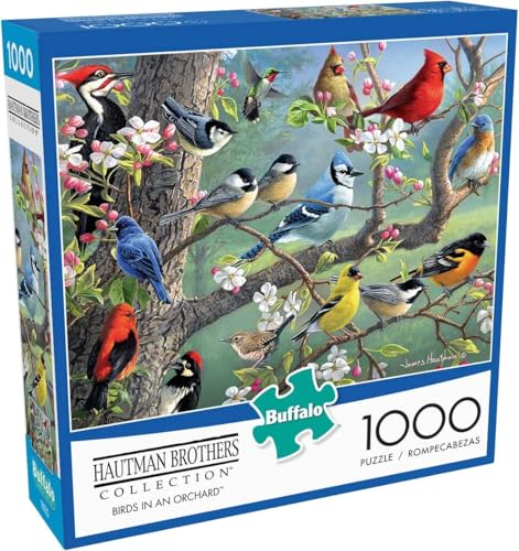 Buffalo Games - Hautman Brothers - Birds in an Orchard - Puzzle 1000 Teile von Buffalo Games