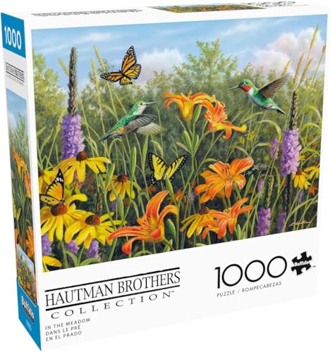 Buffalo Games - Hautman Brothers - In The Meadow - 1000 Teile Puzzle für Erwachsene - Herausforderndes Puzzle perfekt für Spieleabende - Fertige Größe ist 26,75 x 19,75 von Buffalo Games
