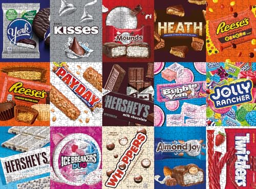 Buffalo Games - Hershey's Hershey Candy Grid - 1000-teiliges Puzzle für Erwachsene - Herausforderndes Puzzle perfekt für Spieleabende - Fertige Größe ist 26,75 x 19,75 cm Buffalo Games - Hershey's Hershey Candy Grid - 1000-teiliges Puzzle für Erwachsene - Herausforderndes Puzzle perfekt für Spieleabende - Fertige Größe ist 26,75 x 19,75 cm von Buffalo Games