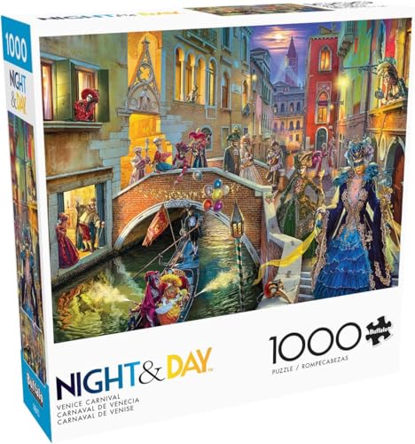 Buffalo Games - Image World - Karneval von Venedig - 1000 Teile Puzzle für Erwachsene - Herausforderndes Puzzle perfekt für Spieleabende - Fertige Größe ist 26,75 x 19,75 von Buffalo Games