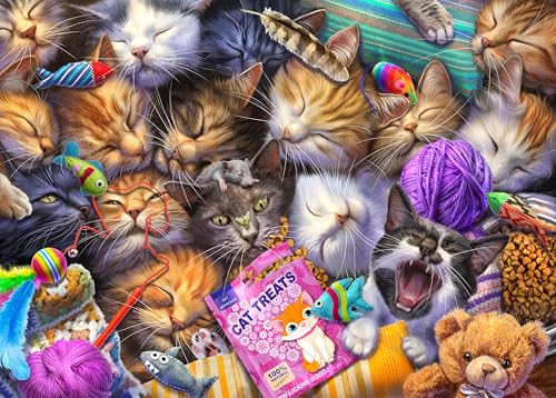 Buffalo Games - Jeff Haynie - Cat Nap - 750 Teile Puzzle für Erwachsene - Herausforderndes Puzzle perfekt für Spieleabende - Fertige Größe ist 24,00 x 18,00 Buffalo Games - Jeff Haynie - Cat Nap - 750 Teile Puzzle für Erwachsene - Herausforderndes Puzzle perfekt für Spieleabende - Fertige Größe ist 24,00 x 18,00 von Buffalo Games