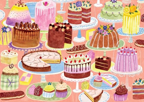 Buffalo Games - Jenny Miriam - Bonjour - Cakes Galore! - 500-teiliges Puzzle für Erwachsene - Herausforderndes Puzzle perfekt für Spieleabende - Fertige Größe ist 21,25 x 15,00 cm Buffalo Games - Jenny Miriam - Bonjour - Cakes Galore! - 500-teiliges Puzzle für Erwachsene - Herausforderndes Puzzle perfekt für Spieleabende - Fertige Größe ist 21,25 x 15,00 cm von Buffalo Games