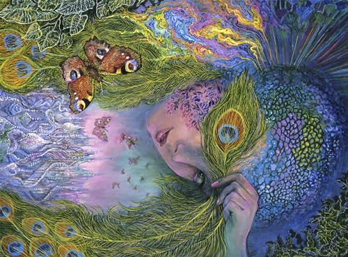 Buffalo Games - Josephine Wall – Pfauengöttin – 1000-teiliges Puzzle für Erwachsene, herausforderndes Puzzle, perfekt für Spieleabende – fertige Größe 26,75 x 19,75, Mehrfarbig Buffalo Games - Josephine Wall – Pfauengöttin – 1000-teiliges Puzzle für Erwachsene, herausforderndes Puzzle, perfekt für Spieleabende – fertige Größe 26,75 x 19,75, Mehrfarbig von Buffalo Games