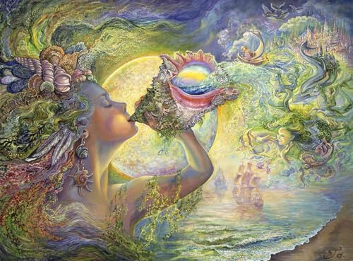 Buffalo Games Josephine Wall – Ruf des Meeres – 1000-teiliges Puzzle für Erwachsene, herausforderndes Puzzle, perfekt für Spieleabende – fertige Puzzle-Größe ist 26,75 x 19,75 cm von Buffalo Games