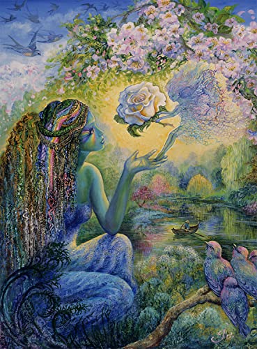 Buffalo Games - Josephine Wall - The Messenger - 1000 Teile Puzzle für Erwachsene herausforderndes Puzzle perfekt für Spieleabende - 1000 Teile Fertige Größe ist 26,75 x 19,75 von Buffalo Games