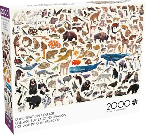 Buffalo Games - Kara Mohr - Conservation Collage - 2000 Teile Puzzle für Erwachsene - Herausforderndes Puzzle perfekt für Spieleabende - Fertige Größe ist 38,50 x 26,50 Buffalo Games - Kara Mohr - Conservation Collage - 2000 Teile Puzzle für Erwachsene - Herausforderndes Puzzle perfekt für Spieleabende - Fertige Größe ist 38,50 x 26,50 von Buffalo Games