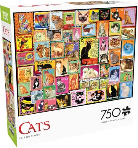 Buffalo Games - Katzen auf Briefmarken - 750-teiliges Puzzle für Erwachsene, herausforderndes Puzzle, perfekt für Spieleabende - Fertige Größe 24,00 x 18,00 Buffalo Games - Katzen auf Briefmarken - 750-teiliges Puzzle für Erwachsene, herausforderndes Puzzle, perfekt für Spieleabende - Fertige Größe 24,00 x 18,00 von Buffalo Games