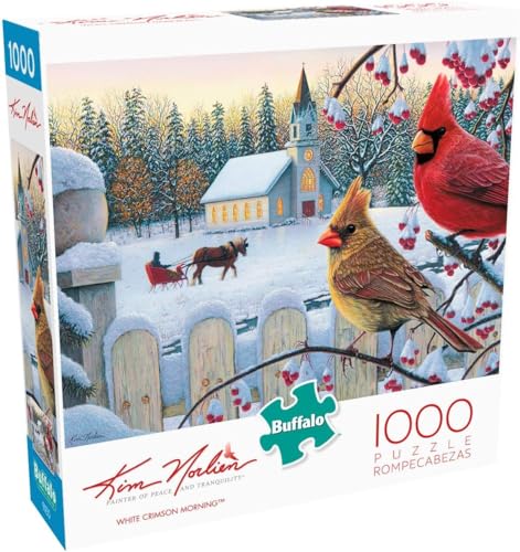 Buffalo Games - Kim Norlien - White Crimson Morning - Puzzle 1000 Teile von Buffalo Games