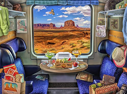 Buffalo Games - Lars Stewart - Mountain Valley Train Ride - 1000 Teile Puzzle von Buffalo Games