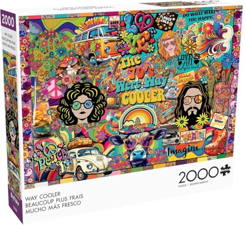Buffalo Games - Lois Sutton - Way Cooler - 2000 Teile Puzzle für Erwachsene herausforderndes Puzzle perfekt für Spieleabende - Fertige Puzzle-Größe ist 38,50 x 26,50 von Buffalo Games