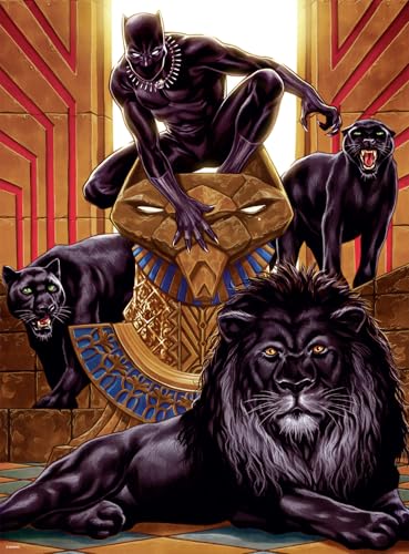 Buffalo Games - Marvel - Black Panther (Vol. 6) #1 Variante - 1000 Teile Puzzle für Erwachsene herausforderndes Puzzle perfekt für Spieleabende - Fertige Puzzle-Größe ist 26,75 x 19,75 von Buffalo Games