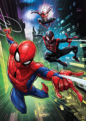 Buffalo Games - Marvel – Miles Morales und Spider-Man 2099–300 großes Puzzleteil von Buffalo Games