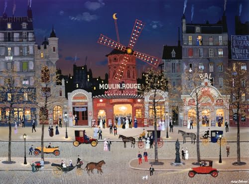 Buffalo Games - Michel Delacroix - Le Moulin Rouge - 1000 Teile Puzzle von Buffalo Games