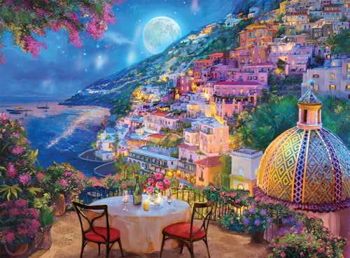 Buffalo Games - Nacht und Tag - Rendezvous Positano - 1000-teiliges Puzzle für Erwachsene herausforderndes Puzzle perfekt für Spieleabende - Fertige Puzzle-Größe ist 26,75 x 19,75 cm Buffalo Games - Nacht und Tag - Rendezvous Positano - 1000-teiliges Puzzle für Erwachsene herausforderndes Puzzle perfekt für Spieleabende - Fertige Puzzle-Größe ist 26,75 x 19,75 cm von Buffalo Games