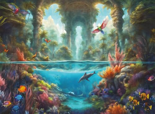 Buffalo Games Noah Bay – Palastgärten – 1000-teiliges Puzzle für Erwachsene – herausforderndes Puzzle perfekt für Spieleabende – Fertige Größe ist 26,75 x 19,75 cm Buffalo Games Noah Bay – Palastgärten – 1000-teiliges Puzzle für Erwachsene – herausforderndes Puzzle perfekt für Spieleabende – Fertige Größe ist 26,75 x 19,75 cm von Buffalo Games