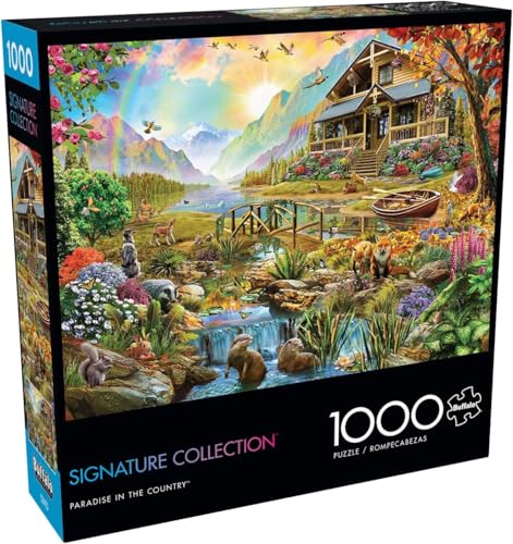 Buffalo Games - Paradise in The Country – 1000-teiliges Puzzle für Erwachsene, herausforderndes Puzzle, perfekt für Spieleabende – fertige Größe 26,75 x 19,75 Buffalo Games - Paradise in The Country – 1000-teiliges Puzzle für Erwachsene, herausforderndes Puzzle, perfekt für Spieleabende – fertige Größe 26,75 x 19,75 von Buffalo Games