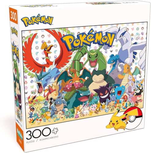Buffalo Games - Pokémon – Fan-Favoriten – 300 große Puzzleteile, Mehrfarbig, 53 cm L x 38 cm B Buffalo Games - Pokémon – Fan-Favoriten – 300 große Puzzleteile, Mehrfarbig, 53 cm L x 38 cm B von Buffalo Games