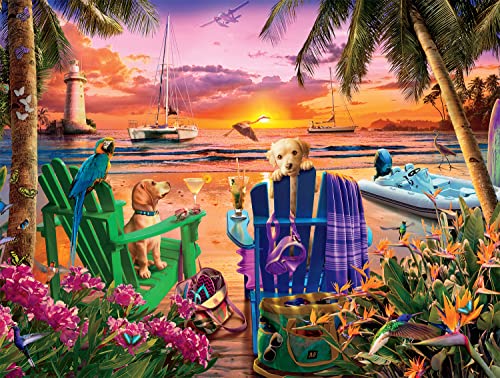 Buffalo Games - Pooches in Paradise - 750 Teile Puzzle von Buffalo Games