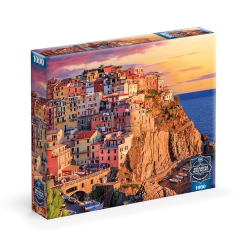 Buffalo Games Sapphire Select – Cinque Terre Sunset – 1000-teiliges Puzzle – Herausfordernd & Spaß – blaue Rückseite Puzzlebrett – Geschenkbox – Poster in voller Größe enthalten Buffalo Games Sapphire Select – Cinque Terre Sunset – 1000-teiliges Puzzle – Herausfordernd & Spaß – blaue Rückseite Puzzlebrett – Geschenkbox – Poster in voller Größe enthalten von Buffalo Games