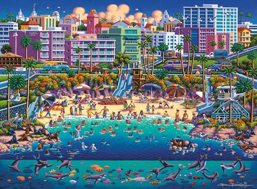 Buffalo Games - Sapphire Select - Eric Dowdle - La Jolla Cove - 1000-teiliges Puzzle - Herausfordernd & Spaß - Blaue Rückseite Puzzlebrett - Geschenkkarton - Poster in voller Größe enthalten Buffalo Games - Sapphire Select - Eric Dowdle - La Jolla Cove - 1000-teiliges Puzzle - Herausfordernd & Spaß - Blaue Rückseite Puzzlebrett - Geschenkkarton - Poster in voller Größe enthalten von Buffalo Games