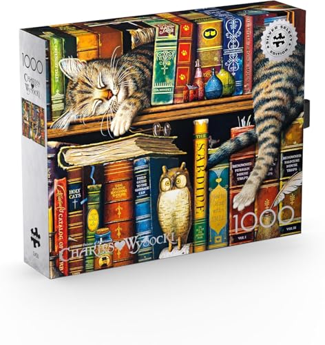 Buffalo Games - Silver Select - Charles Wysocki - Frederick The Literate - 1000-teiliges Puzzle für Erwachsene, herausforderndes Puzzle, perfekt für Spieleabende - Fertige Größe 26,75 x 19,75 cm Buffalo Games - Silver Select - Charles Wysocki - Frederick The Literate - 1000-teiliges Puzzle für Erwachsene, herausforderndes Puzzle, perfekt für Spieleabende - Fertige Größe 26,75 x 19,75 cm von Buffalo Games