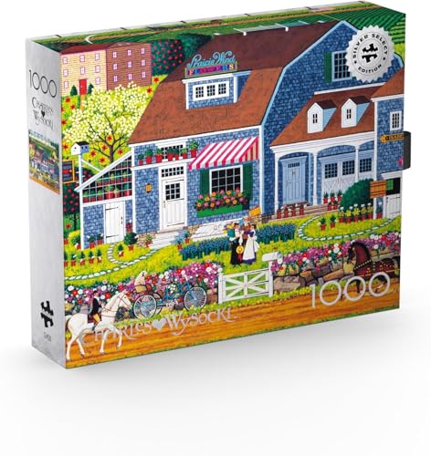 Buffalo Games - Silver Select - Charles Wysocki - Prarie Wind Flowers - 1000 Teile Puzzle für Erwachsene Herausforderndes Puzzle Perfekt für Spieleabende - Fertige Größe 26,75 x 19,75 von Buffalo Games