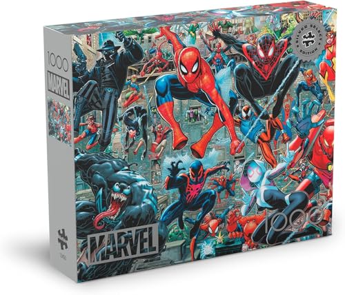 Buffalo Games - Silver Select - Marvel - Spider-Verse - 1000 Teile Puzzle für Erwachsene Herausforderndes Puzzle Perfekt für Spieleabende - Fertige Größe 26,75 x 19,75 von Buffalo Games