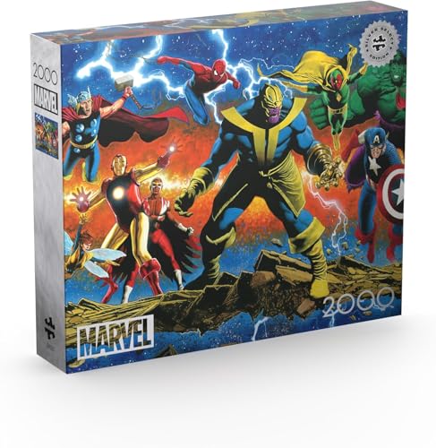 Buffalo Games - Silver Select - Marvel - Thanos Legacy No.1-2000 Teile Puzzle für Erwachsene, herausforderndes Puzzle, perfekt für Spieleabende - Fertige Größe 38,50 x 26,50 von Buffalo Games