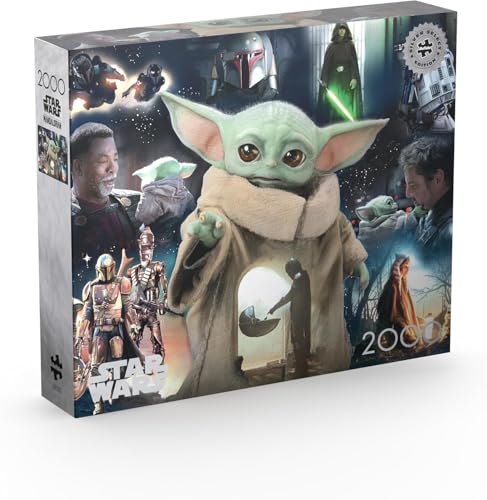 Buffalo Games - Silver Select - Star Wars - Grogu's Journey - 2000 Teile Puzzle für Erwachsene - Herausforderndes Puzzle perfekt für Spieleabende - Fertige Größe ist 38,50 x 26,50 cm von Buffalo Games