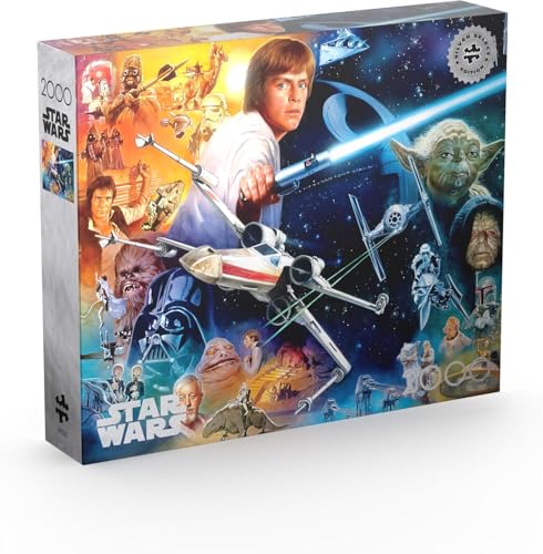 Buffalo Games - Silver Select - Star Wars - The Force is Strong with This One - 2000 Piece Jigsaw Puzzle for Adults Challenging Puzzle - Finished Size 38.50 x 26.50 von Buffalo Games