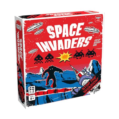 Buffalo Games - Space Invaders Brettspiel für 1–4 Spieler, ab 8 Jahren von Buffalo Games