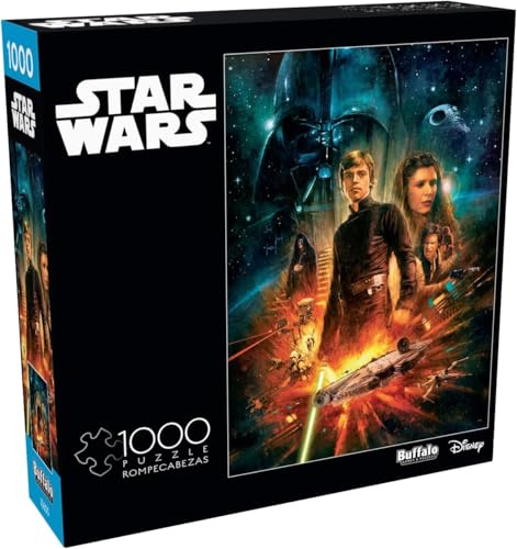 Buffalo Games - Star Wars - Das Schicksal eines Jedi - 1000-teiliges Puzzle für Erwachsene, herausforderndes Puzzle, perfekt für Spieleabende - Fertige Größe 26,75 x 19,75 cm von Buffalo Games