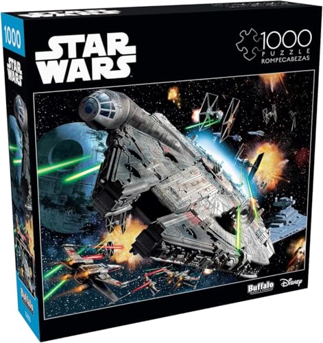 Buffalo Games - Star Wars - Punch It! - 1000-teiliges Puzzle für Erwachsene, herausforderndes Puzzle, perfekt für Spieleabende - Fertige Größe 26,75 x 19,75 cm von Buffalo Games
