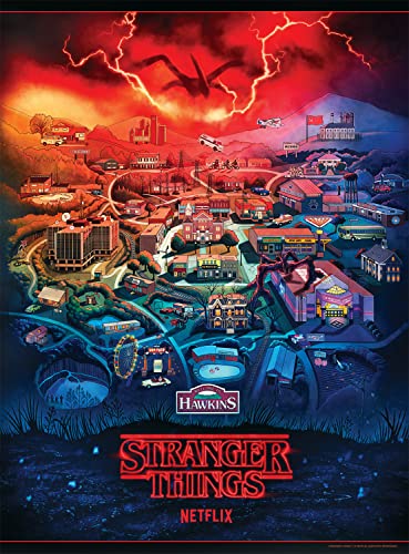 Buffalo Games - Stranger Things - Hawkins - 1000-teiliges Puzzle von Buffalo Games