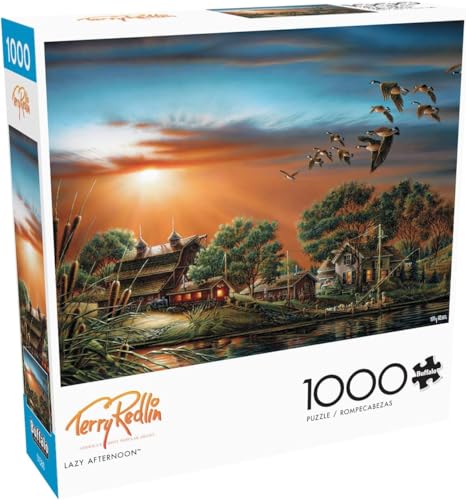 Buffalo Games - Terry Redlin - Lazy Afternoon - 1000 Teile Puzzle von Buffalo Games