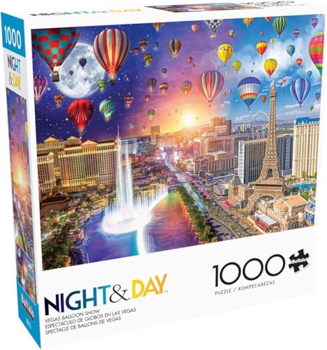 Buffalo Games - Vegas Balloon Show – 1000-teiliges Puzzle für Erwachsene, herausforderndes Puzzle, perfekt für Spieleabende – fertige Größe 26,75 x 19,75 Buffalo Games - Vegas Balloon Show – 1000-teiliges Puzzle für Erwachsene, herausforderndes Puzzle, perfekt für Spieleabende – fertige Größe 26,75 x 19,75 von Buffalo Games