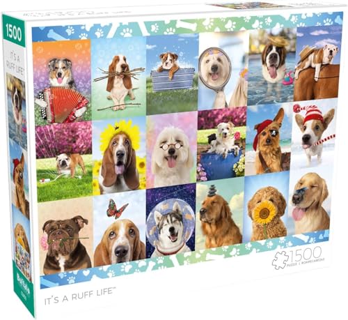 MELARQT Buffalo Games – It's a Ruff Life – 1500 Teile Puzzle MELARQT Buffalo Games – It's a Ruff Life – 1500 Teile Puzzle von Buffalo Games
