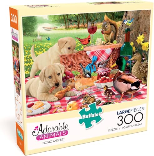 Picnic Raiders - 300 Large Piece Jigsaw Puzzle von Buffalo Games