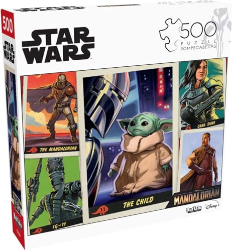 Star Wars – The Mandalorian – Sammelkarten – 500 Teile Puzzle Star Wars – The Mandalorian – Sammelkarten – 500 Teile Puzzle von Buffalo Games