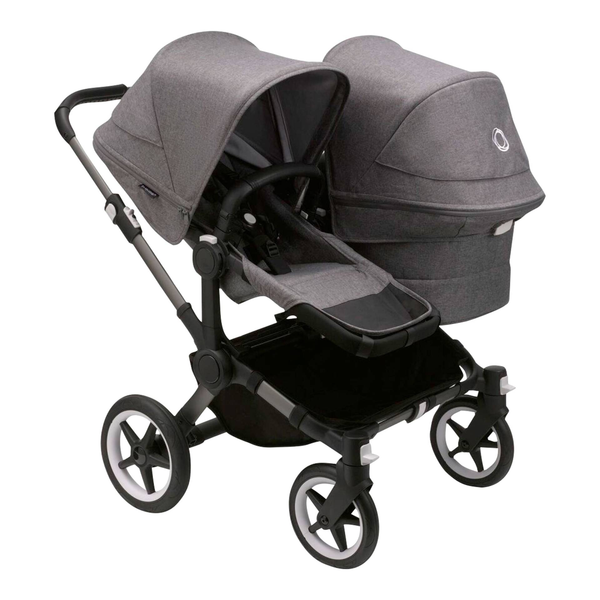 Bugaboo Donkey 5 Kinderwagen Geschwisterwagen Bundle Duo grau Bugaboo Donkey 5 Kinderwagen Geschwisterwagen Bundle Duo grau von Bugaboo