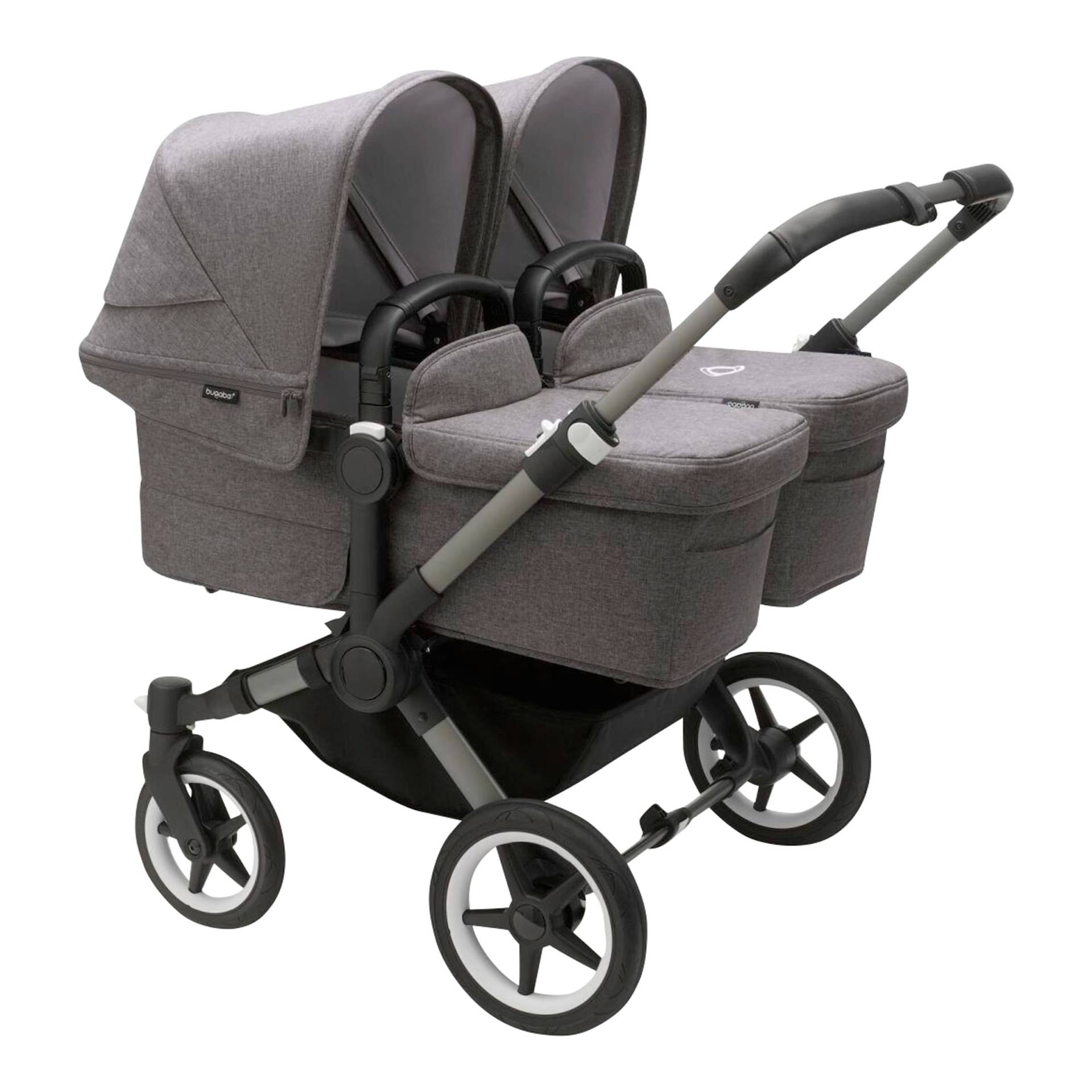 Bugaboo Donkey 5 Zwillings- und Kinderwagen Geschwisterwagen Bundle Twin grau Bugaboo Donkey 5 Zwillings- und Kinderwagen Geschwisterwagen Bundle Twin grau von Bugaboo