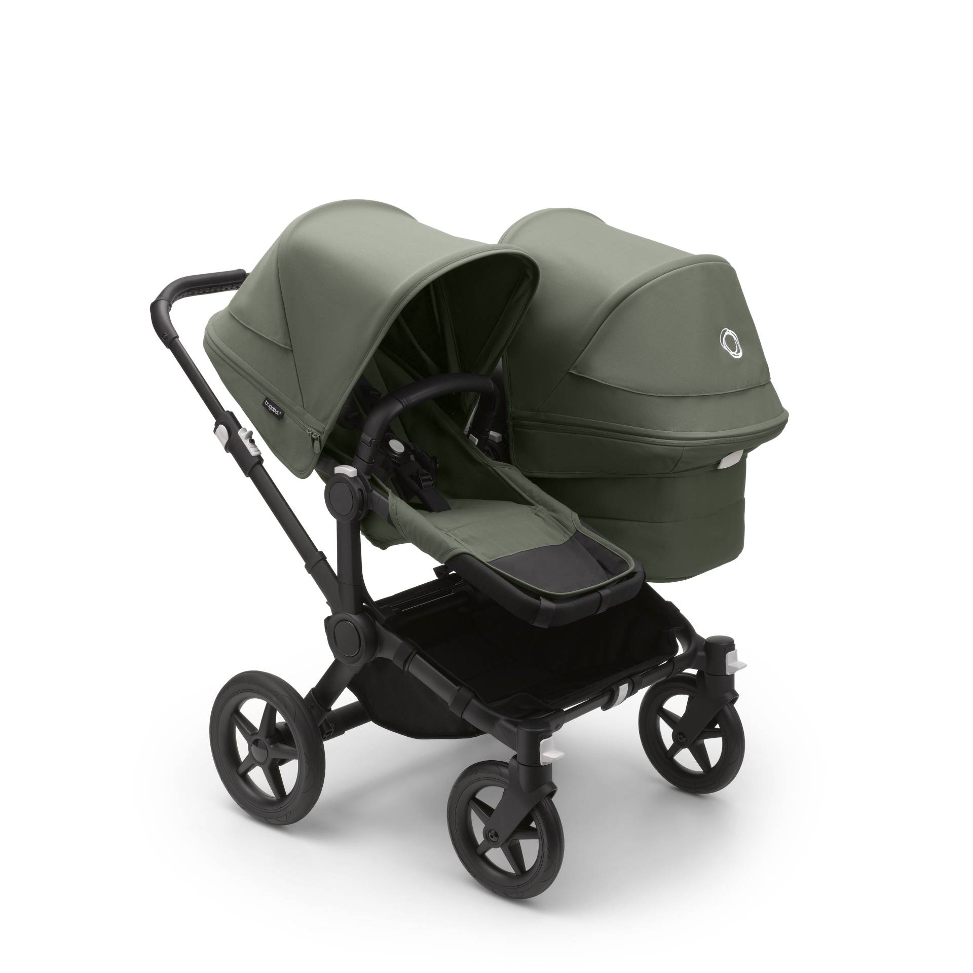 Bugaboo Donkey5 Complete - Black/Forest Green/Forest Green - Duo von Bugaboo