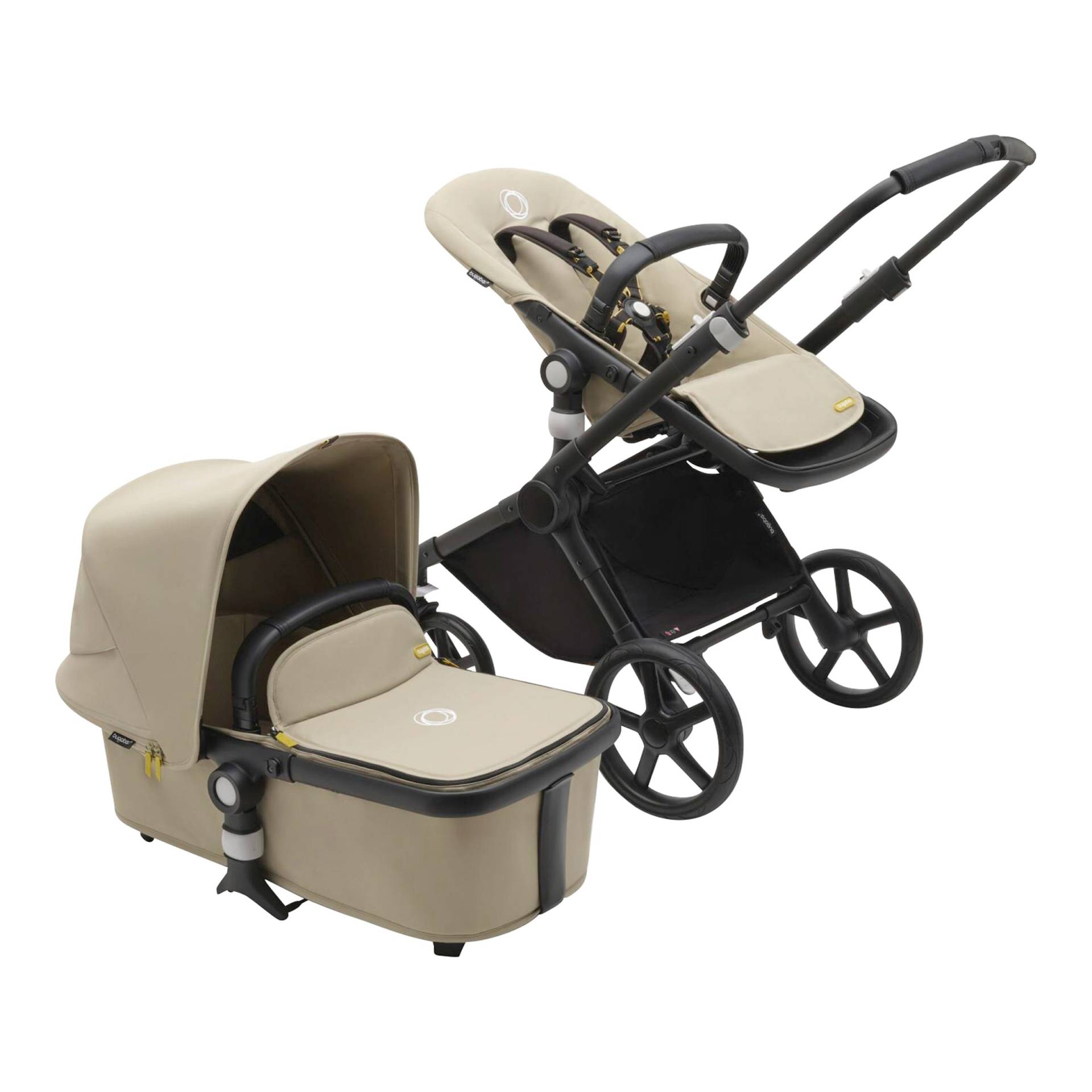Bugaboo Fox Cub Kombikinderwagen schwarz | beige Bugaboo Fox Cub Kombikinderwagen schwarz | beige von Bugaboo