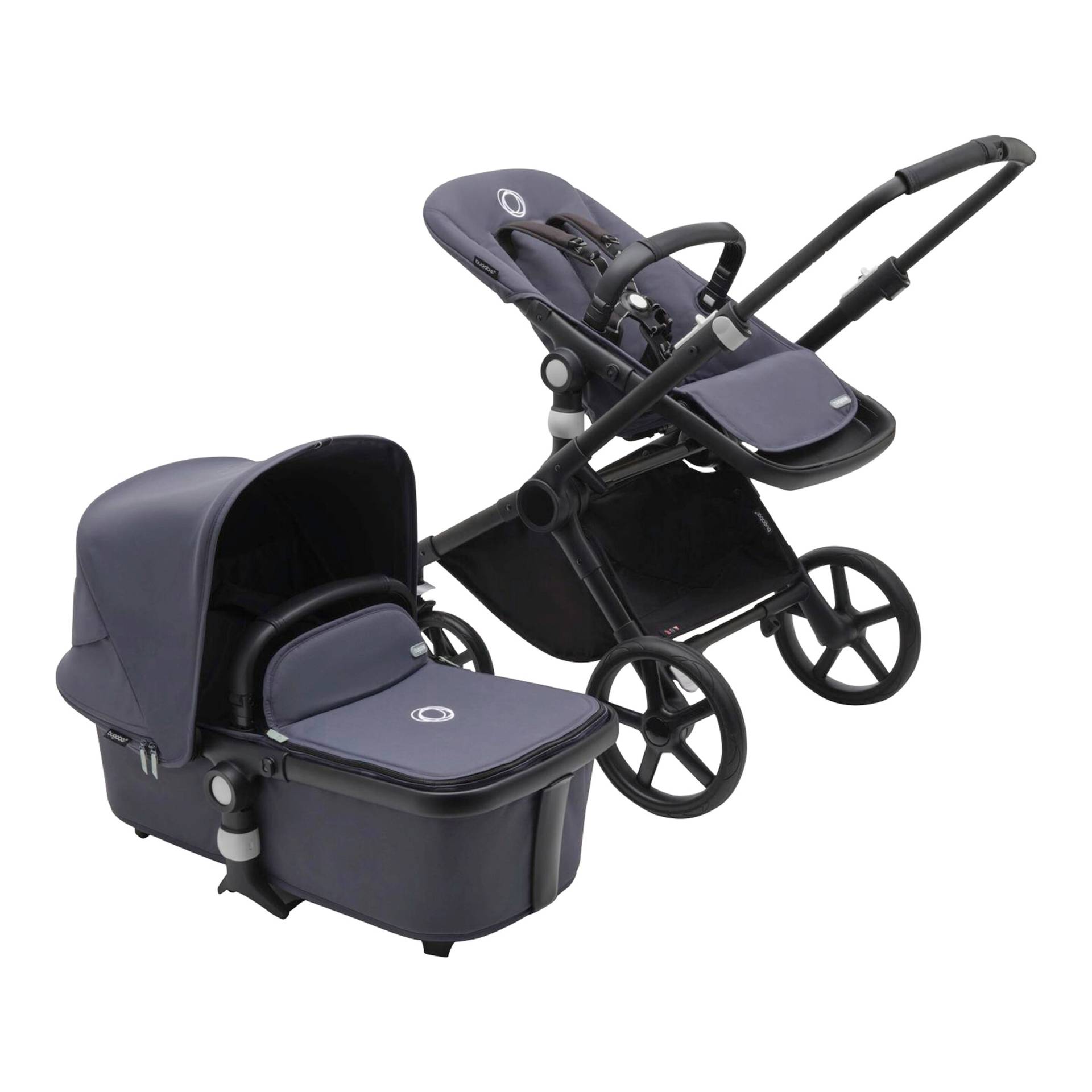 Bugaboo Fox Cub Kombikinderwagen schwarz | blau Bugaboo Fox Cub Kombikinderwagen schwarz | blau von Bugaboo