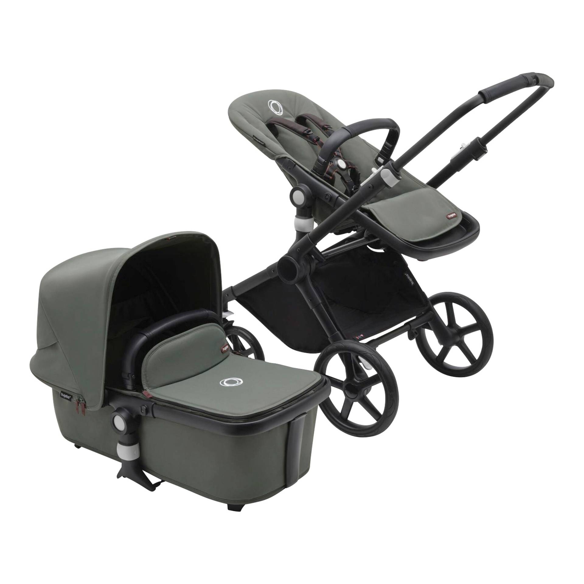 Bugaboo Fox Cub Kombikinderwagen schwarz | gruen Bugaboo Fox Cub Kombikinderwagen schwarz | gruen von Bugaboo