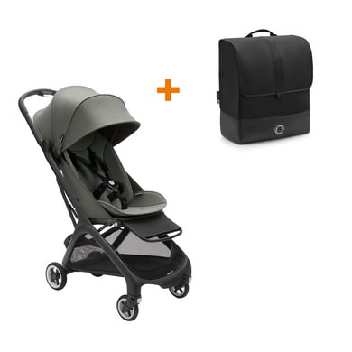 bugaboo Buggy Butterfly complete Black/Forest Green inklusive gratis Transporttasche bugaboo Buggy Butterfly complete Black/Forest Green inklusive gratis Transporttasche von Bugaboo