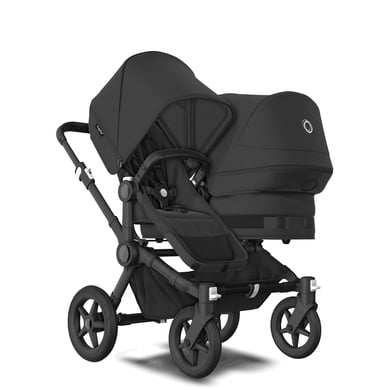 bugaboo Geschwisterwagen Donkey 5 Duo Complete Black/Midnight Black von Bugaboo